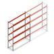 Palettenregal AR T2 5000x3300x1100 mm (HxBxT) 4 Ebenen 2415kg/Eb. Grundregal