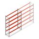 Palettenregal AR T2 5000x3600x1100mm (hxbxt) 5 Ebenen 2252kg/Eb. Anfangsregal mit vormontierten Rahmen