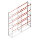 Palettenregal AR T2 6000x2700x1100mm (HxBxT) 4 Ebenen 2844kg/Eb. L2 Anbauregal