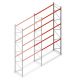 Palettenregal AR T2 6000x2700x1100mm (hxbxt) 3 Ebenen 2844kg/Eb. Anbauregal