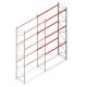 Palettenregal AR T2 6000x2700x1100mm (HxBxT) 3 Ebenen 2844kg/Eb. Anbauregal