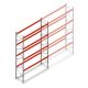 Palettenregal AR T2 6000x3600x1100mm (hxbxt) 4 Ebenen 3004kg/niv Anfangsregal mit vormontierten Rahmen