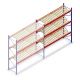 Gebrauchte AR T2 Palettenregal 3500x3600x1100mm (hxbxt) 3 Ebenen Anbauregal mit Stegen