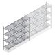 Hygienisches Regal 5711 1800x1190x460 mm (HxBxT) 4 Ebenen Grundregal