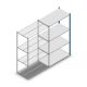 Fachbodenregal Medium Duty 2000x1150x600mm (HxBxT) 4 Ebenen blau Anbauregal