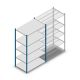 Fachbodenregal Medium Duty 2000x1150x700mm (hxbxt) 5 Ebenen blau Anfangsregal