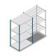 Fachbodenregal Medium Duty 2000x1150x800mm (hxbxt) 4 Ebenen blau Anfangsregal