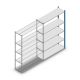 Fachbodenregal Medium Duty 2000x1300x400 mm (HxBxT) 5 Ebenen blau Anbauregal