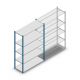 Fachbodenregal Medium Duty 2000x1300x500mm (hxbxt) 5 Ebenen blau Anfangsregal