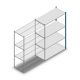 Fachbodenregal Medium Duty 2000x1300x600mm (hxbxt) 4 Ebenen blau Anbauregal