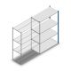 Fachbodenregal Medium Duty 2000x1300x600 mm (HxBxT) 4 Ebenen blau Anbauregal