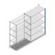 Fachbodenregal Medium Duty 2000x1300x600 mm (HxBxT) 5 Ebenen blau Anbauregal