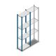 Fachbodenregal Medium Duty 2000x550x300mm (hxbxt) 4 Ebenen blau Anfangsregal