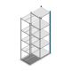 Fachbodenregal Medium Duty 2000x550x500mm (hxbxt) 5 Ebenen blau Anbauregal