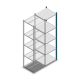 Fachbodenregal Medium Duty 2000x550x500mm (HxBxT) 5 Ebenen blau Anbauregal