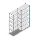 Fachbodenregal Medium Duty 2000x1000x500mm (hxbxt) 6 Ebenen blau Anbauregal