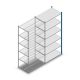 Fachbodenregal Medium Duty 2000x1000x600mm (HxBxT) 6 Ebenen blau Anbauregal