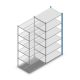 Fachbodenregal Medium Duty 2000x1000x700 mm (HxBxT) 6 Ebenen blau Anbauregal