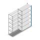 Fachbodenregal Medium Duty 2000x1150x500mm (hxbxt) 6 Ebenen blau Anbauregal