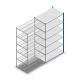 Fachbodenregal Medium Duty 2200x1150x700mm (HxBxT) 6 Ebenen blau Anbauregal
