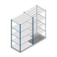 Fachbodenregal Medium Duty 2200x1150x800mm (hxbxt) 5 Ebenen blau Anfangsregal