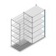 Fachbodenregal Medium Duty 2200x1150x800mm (HxBxT) 6 Ebenen blau Anbauregal