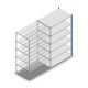 Fachbodenregal Medium Duty 2200x1300x800 mm (HxBxT) 6 Ebenen blau Anbauregal