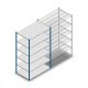 Fachbodenregal Medium Duty 2200x1300x800mm (hxbxt) 6 Ebenen blau Anfangsregal