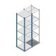 Fachbodenregal Medium Duty 2200x550x600mm (hxbxt) 5 Ebenen blau Anfangsregal
