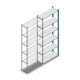 Fachbodenregal Medium Duty 2000x850x300mm (hxbxt) 6 Ebenen blau Anbauregal