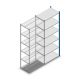 Fachbodenregal Medium Duty 2000x850x500 mm (HxBxT) 6 Ebenen blau Anbauregal