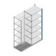 Fachbodenregal Medium Duty 2000x850x600 mm (HxBxT) 6 Ebenen blau Anbauregal