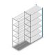 Fachbodenregal Medium Duty 2500x1150x600mm (hxbxt) 6 Ebenen blau Anbauregal