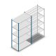 Fachbodenregal Medium Duty 2500x1300x700mm (hxbxt) 5 Ebenen blau Anfangsregal