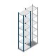 Fachbodenregal Medium Duty 2500x550x400 mm (HxBxT) 6 Ebenen blau Grundregal
