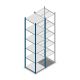 Fachbodenregal Medium Duty 2500x550x600mm (hxbxt) 6 Ebenen blau Anfangsregal