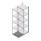 Fachbodenregal Medium Duty 2500x550x700mm (hxbxt) 5 Ebenen blau Anbauregal