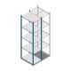 Fachbodenregal Medium Duty 2500x550x800mm (HxBxT) 5 Ebenen blau Grundregal