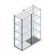 Fachbodenregal Medium Duty 2500x850x700mm (hxbxt) 5 Ebenen blau Anfangsregal