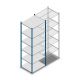 Fachbodenregal Medium Duty 2500x850x700mm (hxbxt) 6 Ebenen blau Anfangsregal