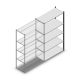 Fachbodenregal Medium Duty 2000x1150x500mm (HxBxT) 5 Ebenen anthrazit Anbauregal