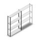 Fachbodenregal Medium Duty 2000x1300x300mm (hxbxt) 4 Ebenen anthrazit Anfangsregal