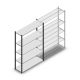 Fachbodenregal Medium Duty 2000x1300x400mm (hxbxt) 5 Ebenen anthrazit Anfangsregal