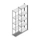 Fachbodenregal Medium Duty 2000x550x300 mm (HxBxT) 5 Ebenen anthrazit Anbauregal
