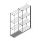Fachbodenregal Medium Duty 2000x850x400mm (HxBxT) 4 Ebenen anthrazit Anbauregal