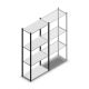 Fachbodenregal Medium Duty 2000x850x400mm (hxbxt) 4 Ebenen anthrazit Anfangsregal