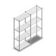 Fachbodenregal Light Duty 2000x850x400 mm (HxBxT) 4 Ebenen Grundregal