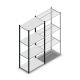 Fachbodenregal Medium Duty 2000x850x500mm (hxbxt) 4 Ebenen anthrazit Anfangsregal
