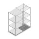 Fachbodenregal Light Duty 2000x850x800 mm (HxBxT) 4 Ebenen Grundregal