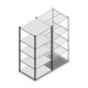 Fachbodenregal Medium Duty 2000x850x800mm (hxbxt) 5 Ebenen anthrazit Anfangsregal